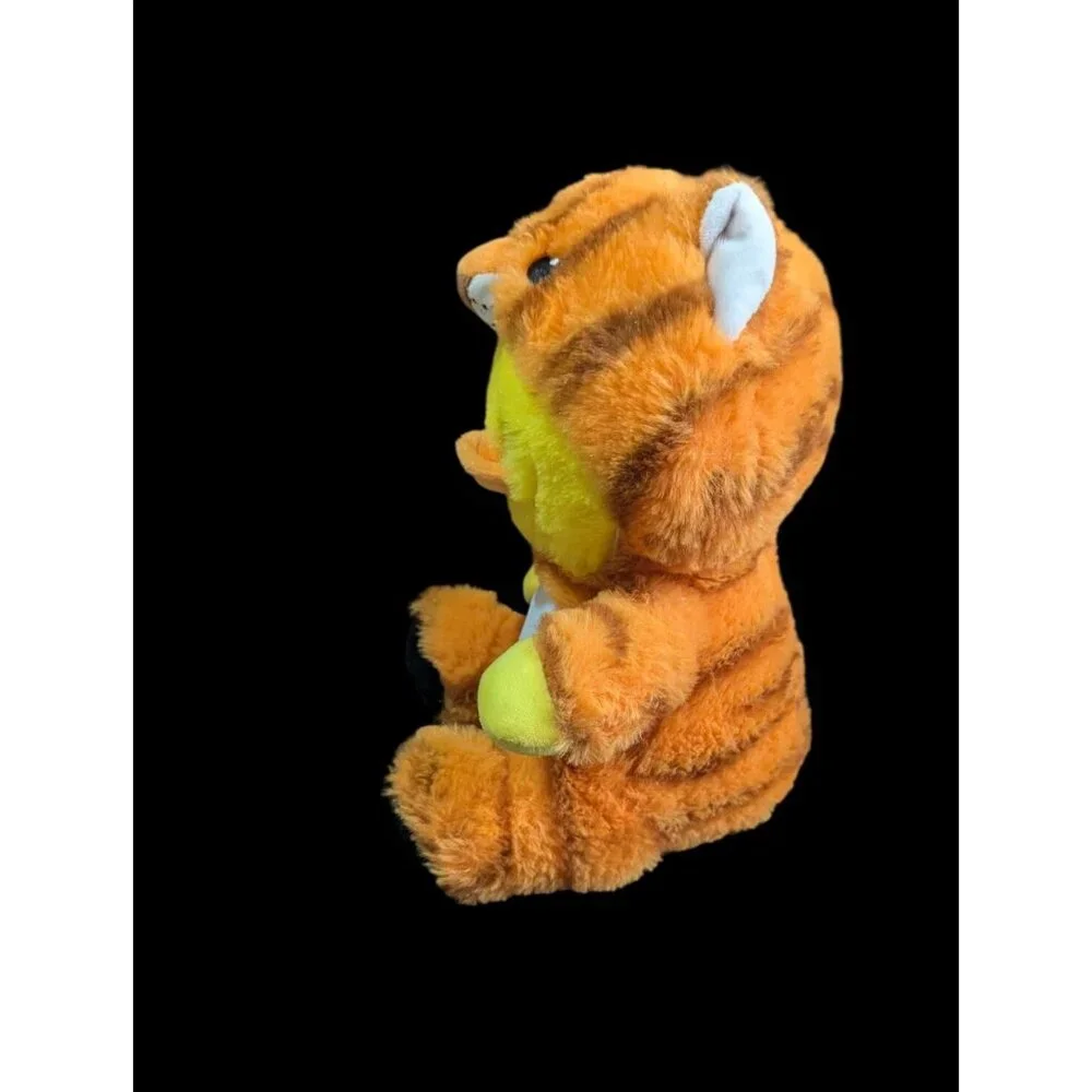 Peek A Boo Plush Yellow Duck In Tiger Costume 9